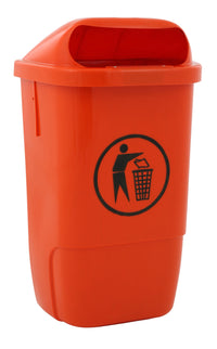 Plastic 50 Litre Outdoor Waste Bin Available in 2 Colours